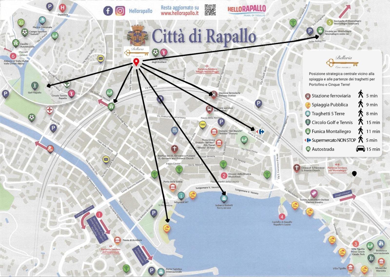Bellaria Casa Indipendente-Giardino Privato-Free Parking-Wifi-Strategic Location 5 Terre-Portofino Leilighet Rapallo Eksteriør bilde